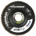 Weiler 4-1/2" Abrasive Flap Disc, Conical (TY29), Phenolic Backing, 60Z, 7/8" 31345